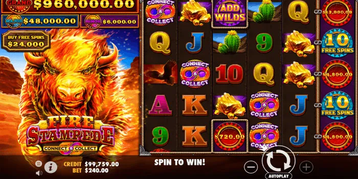 Fire Stampede™ Menyatukan Keberuntungan Dan Strategi untuk Meraih Jackpot!