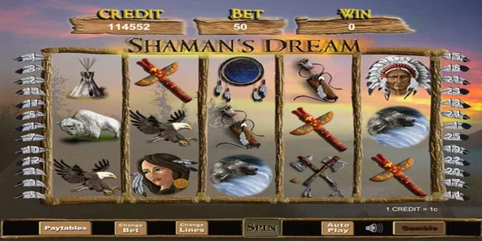 Fitur Bermain & Bonus Slot Shaman's Dream