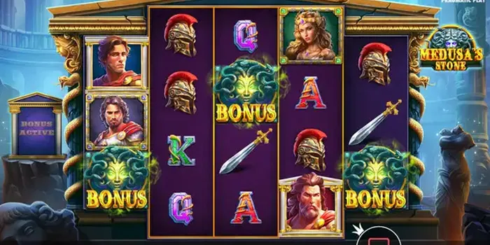 Fitur Bonus Slot Medusa’s Stone