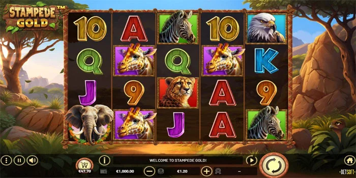 Langkah-Langkah-Bermain-Slot-Stampede-Gold