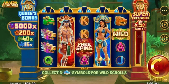 RTP-&-Volatilitas-Slot-Amazon-Kingdom